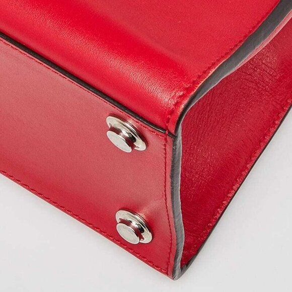 Louis Vuitton Red Smooth Leather City Steamer Mini Bag - Picture 5 of 12